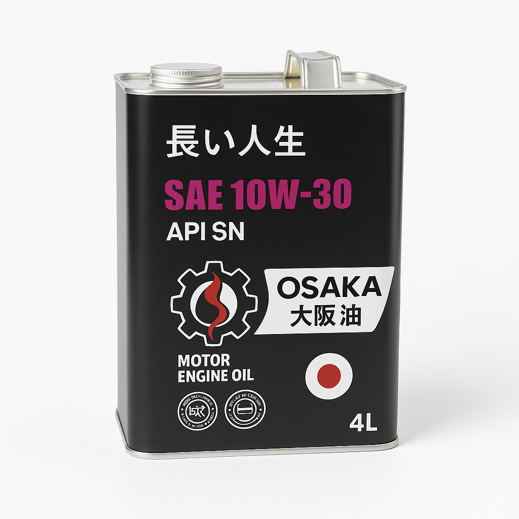 OSAKA OIL 4L パックショット（再現画像）